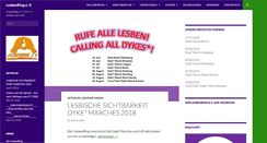 Desktop Screenshot of lesbenring.de