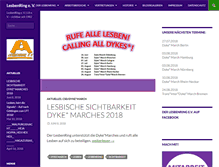 Tablet Screenshot of lesbenring.de